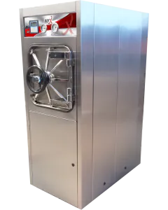Autoclave Horizontal com porta volante central de 200L