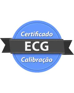 Calibração rastreada para ECG Eletrocardiógrafo